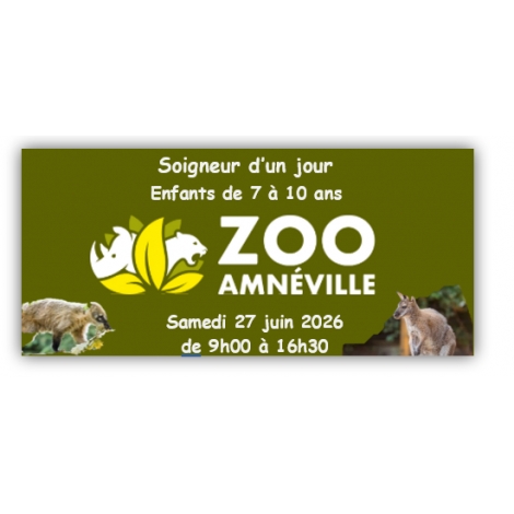 soigneur d'un jour au zoo d'Amnéville